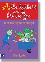 Alle kikkers in de kruiwagen. Steun in de rug van de manager