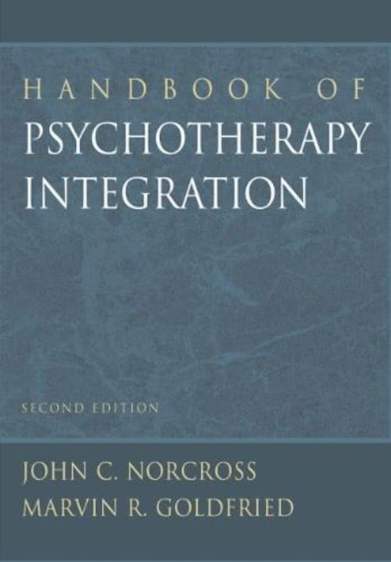 Handbook of psychotherapy integration