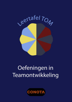 Oefeningen in teamontwikkeling : Leertafel TOM