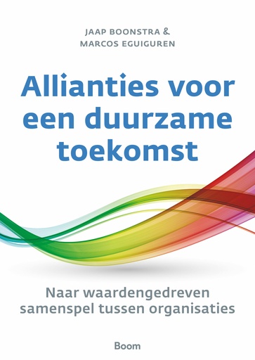 [Dit boek is een inspiratiebron voor bestuurders, toezichthouders en verandermanagers die met nieuwe samenwerkingen willen bijdragen aan een positieve en duurzame wereld. Wereldwijde uitdagingen op het gebied van klimaat, gezondheid en welvaartverdeling noodzaken organisaties om nieuwe vormen van samenwerking te zoeken op weg naar economische en maatschappelijke verandering. Waardengedreven allianties zijn daar een goed voorbeeld van. Ze zijn dé manier om bij te dragen aan een duurzame toekomst. Het creëren en ontwikkelen van duurzame allianties is echter niet eenvoudig. De omgeving stelt tegenstrijdige eisen en er bestaan spanningen tussen belanghebbenden. In dit boek beschrijven de auteurs twaalf paradoxen waarmee allianties te maken krijgen en ze bieden hand-vatten om met die paradoxen om te gaan. De theoretische inzichten, praktische methoden en inspi-rerende voorbeelden in dit boek helpen bestuurders, toezichthouders en verandermanagers hun blik te richten op een positieve en duurzame toekomst en resultaat te boeken binnen waardengedreven allianties.] Allianties voor een duurzame toekomst : Naar waardengedreven samenspel tussen organisaties